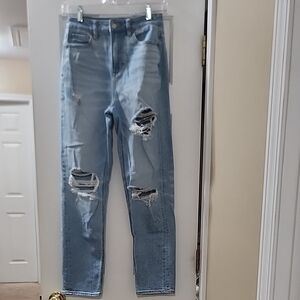 American Eagle Outfitters Light Blue Stretch Denim Jeans